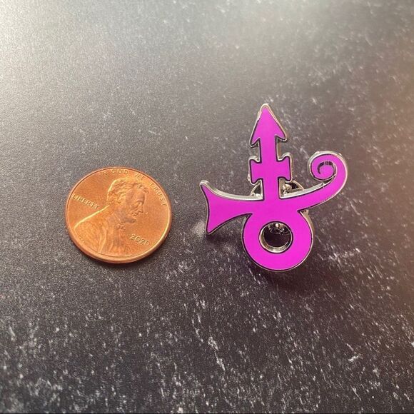 Prince Artist Symbol Enamel Pin/ Brooch - Picture 3 of 5